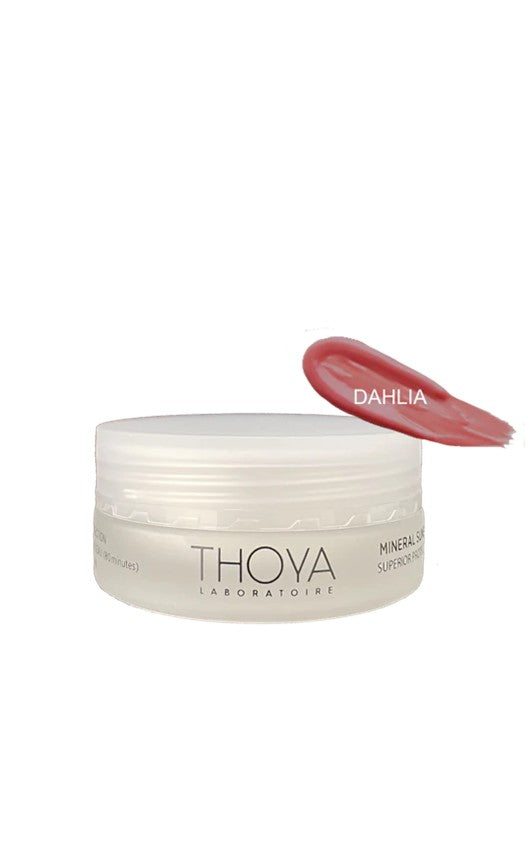 Baume solaire teinté Dahlia FPS 40 – Protection minérale naturelle pour le visage