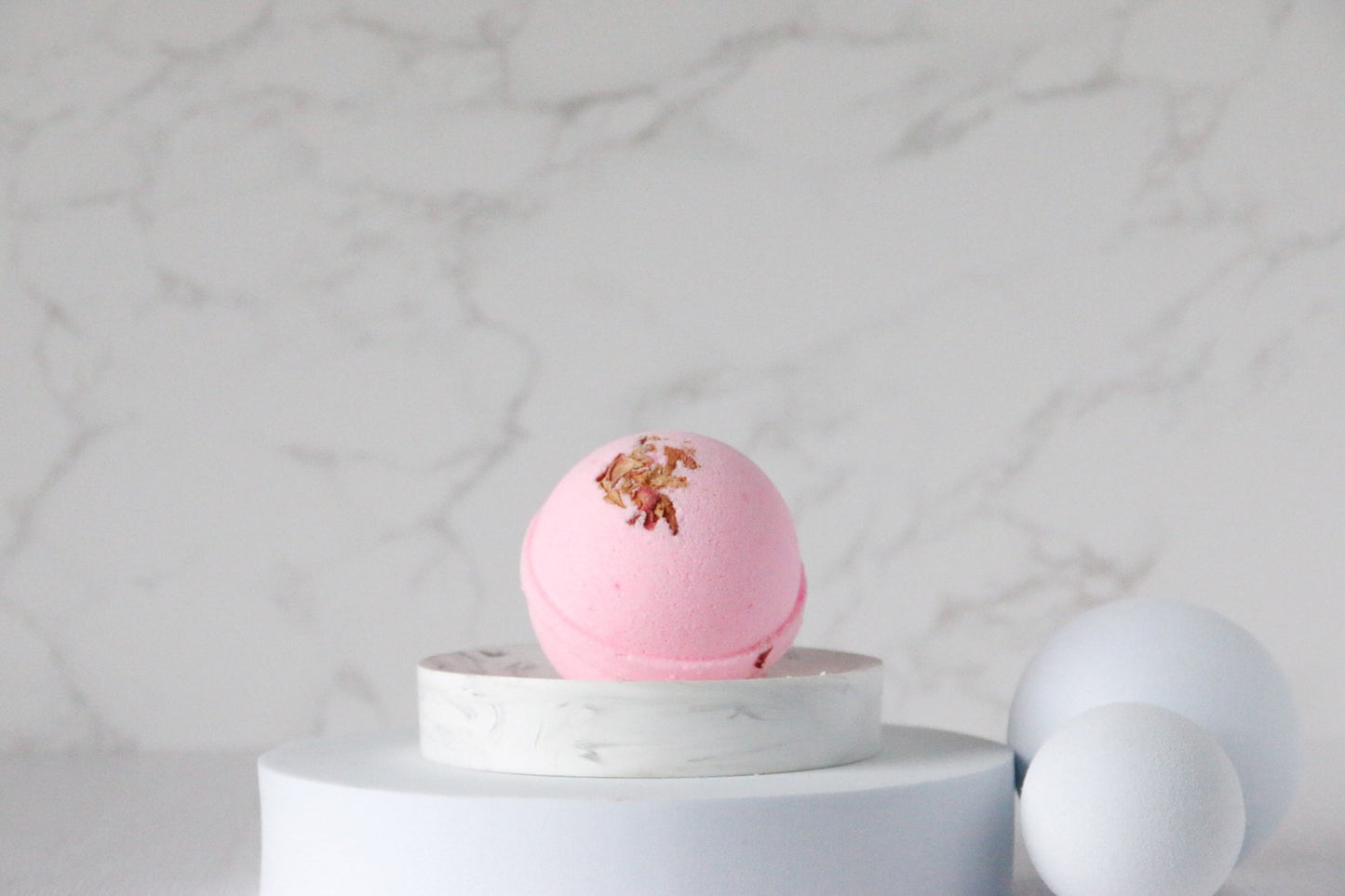 Bombe de bain - Rose 170g - POUSSIÈRE D'ÉTOILE