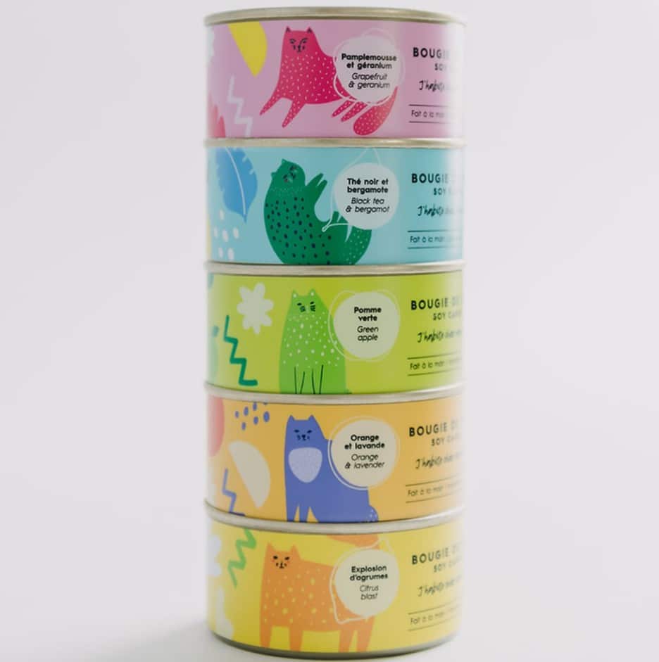 Bougie de cire de soya - SAVONNERIE DES DILIGENCES