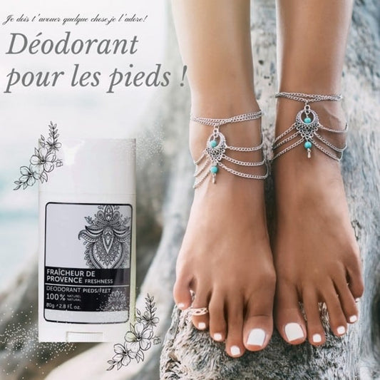 Déodorant pour les pieds Fraîcheur de Provence 80 g - AYA