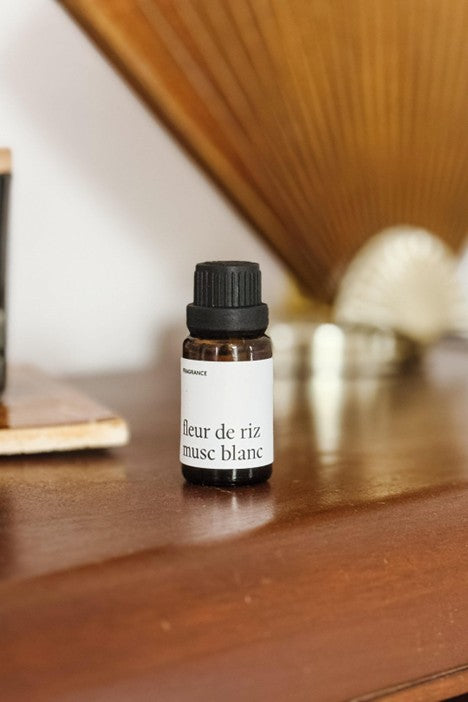 Fragrance pour Balle de séchage - Fleur de riz Musc blanc 15 ml - MARÉE CHANDELLES