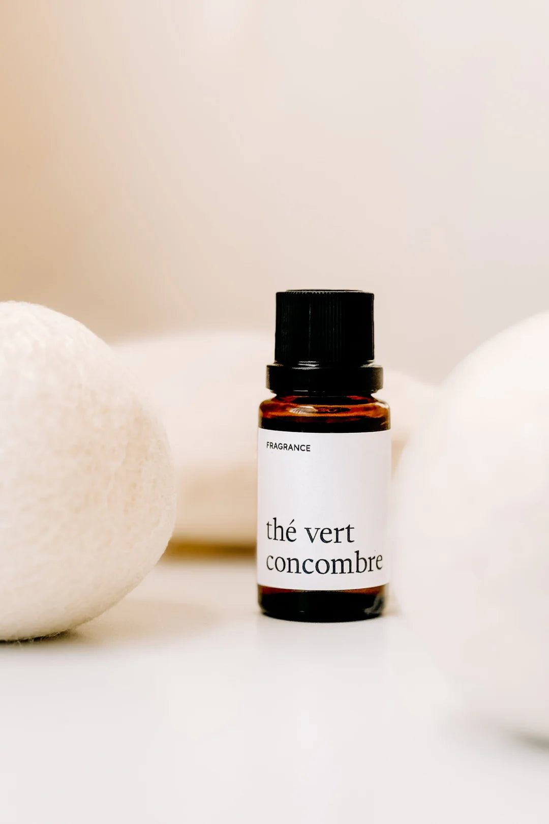 Fragrance pour Balle de séchage - Thé vert Concombre 15ml - MARÉE CHANDELLES