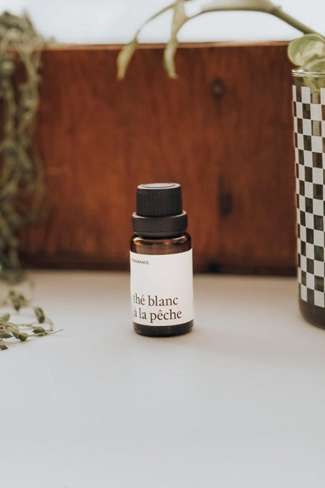 Fragrance pour Balle de séchage - Thé blanc à la pêche 15 ml - MARÉE CHANDELLES
