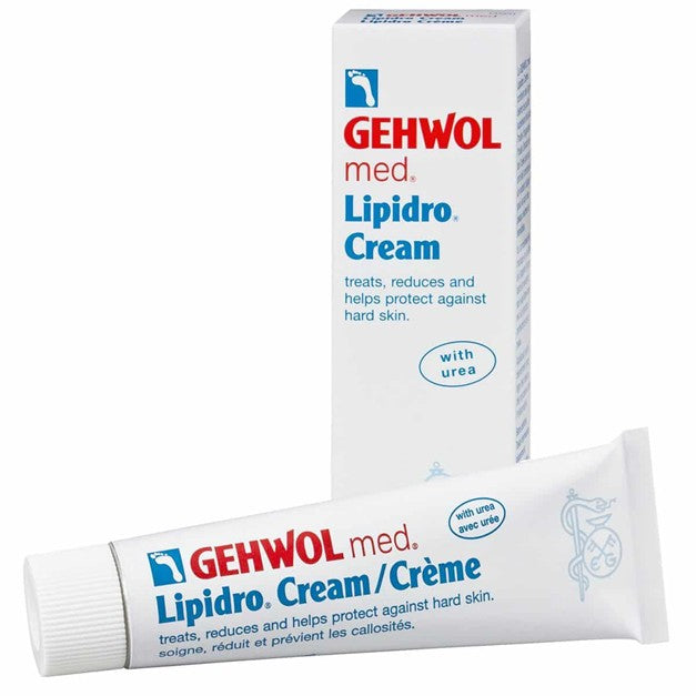 Lipidro Crème - Soins intensifs des pieds secs - Gamme Med - GEHWOL