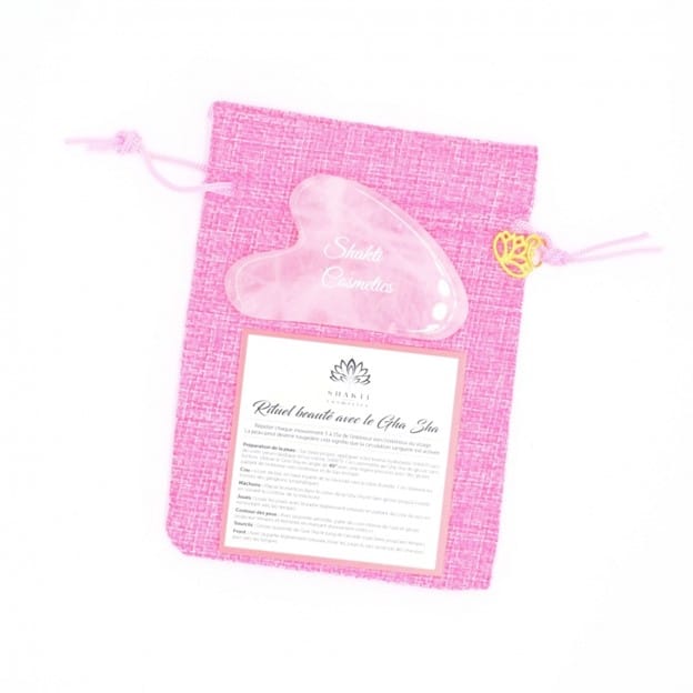 Gua Sha en Quartz rose - SHAKTI