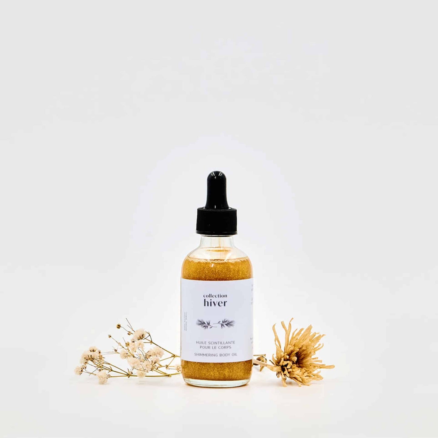 Huile sèche scintillante pour le corps - LES MAUVAISES HERBES