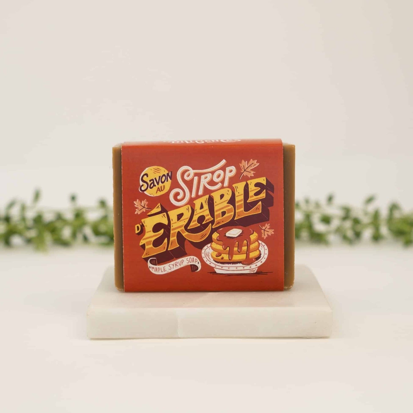 savon gourmand en barre au sirop d'érable pour peaux sensibles