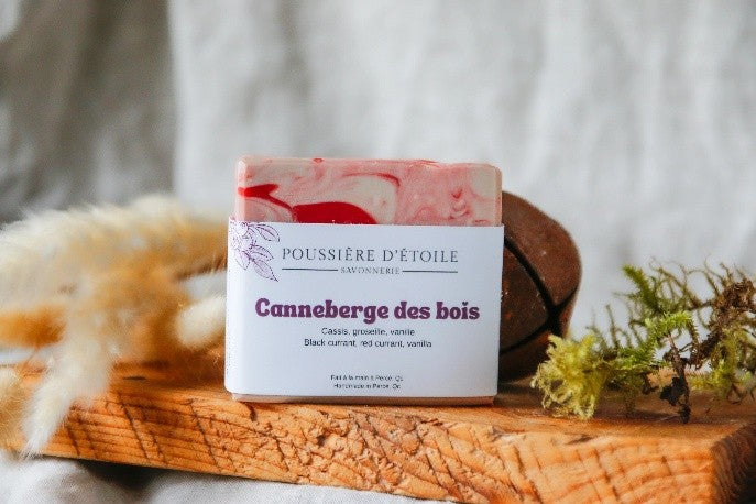 Savon en barre - Canneberge des bois - POUSSIÈRE D'ÉTOILE