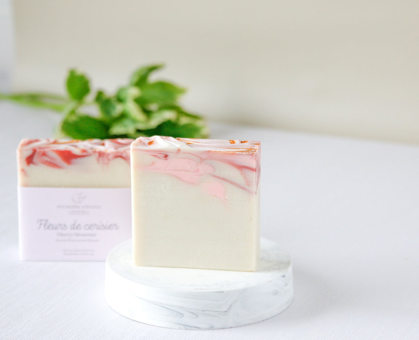 Savon en barre - Fleurs de cerisier 125gr - POUSSIÈRE D'ÉTOILE