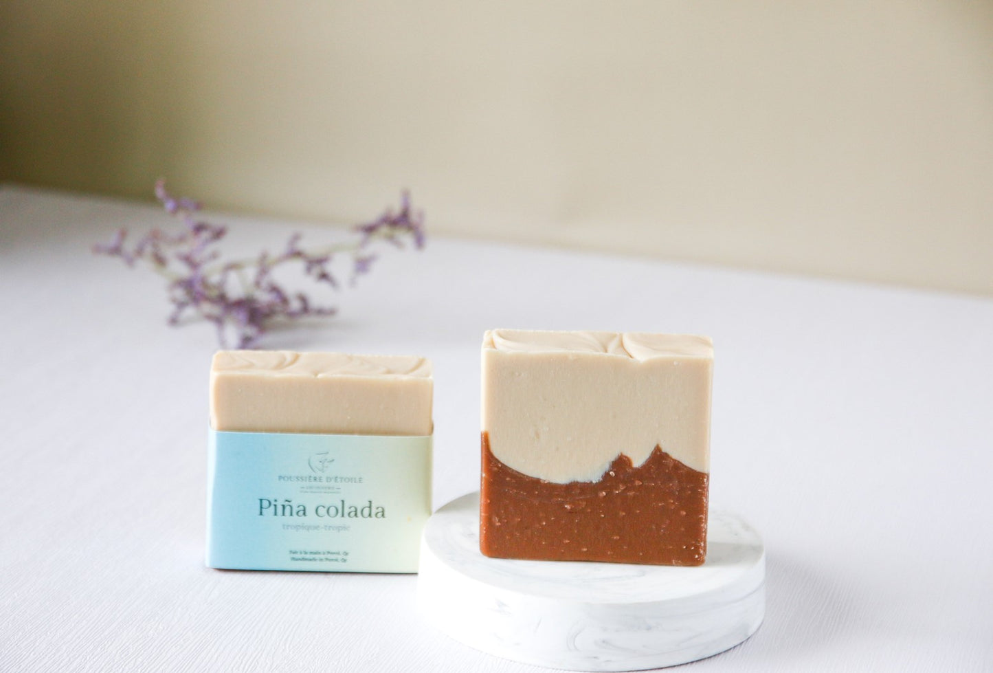 Savon en barre - Pina Colada - POUSSIÈRE D'ÉTOILE