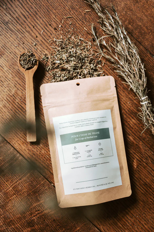 Tisane digestive Menthe et Mélisse - LES MAUVAISES HERBES