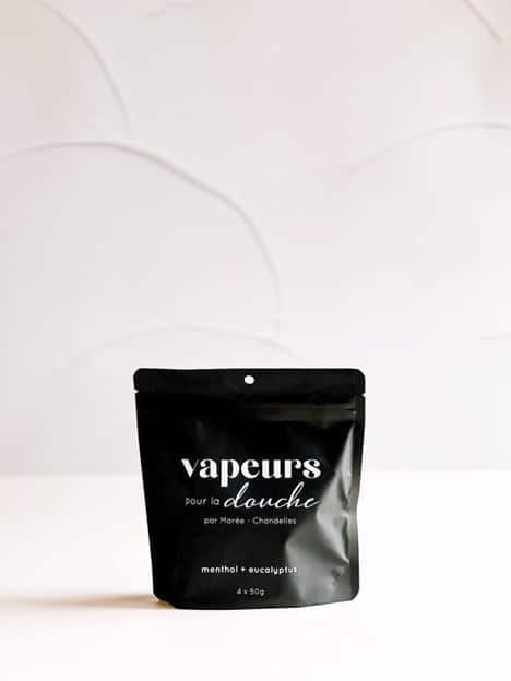 Cubes vapeur douche Menthol & Eucalyptus - MARÉE CHANDELLES