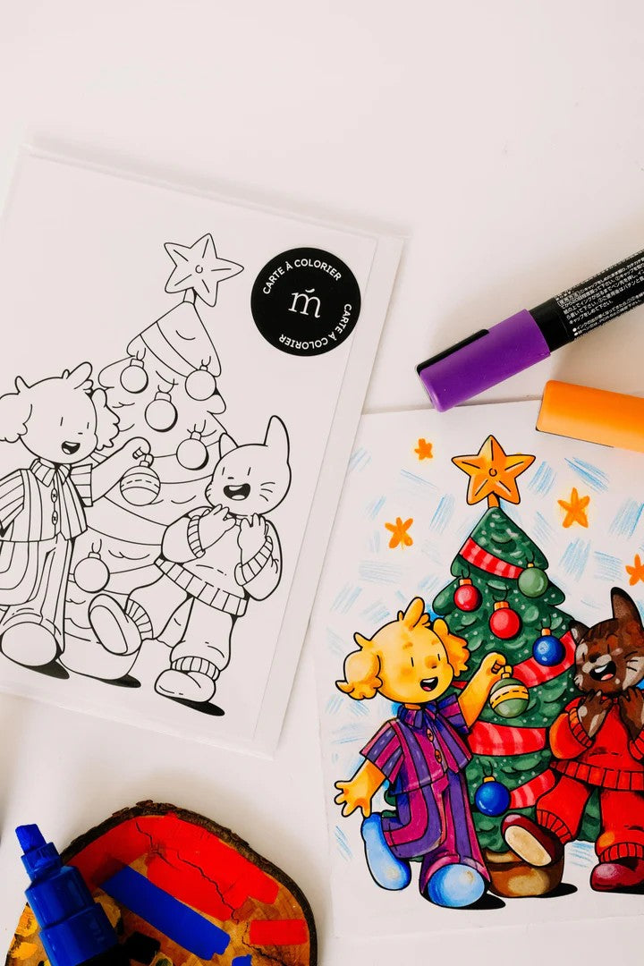 Carte à Colorier - Marée Chandelle