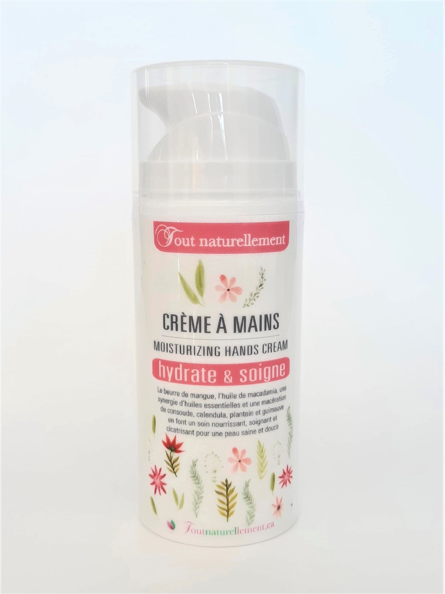 Crème à mains hydratante – TOUT NATURELLEMENT