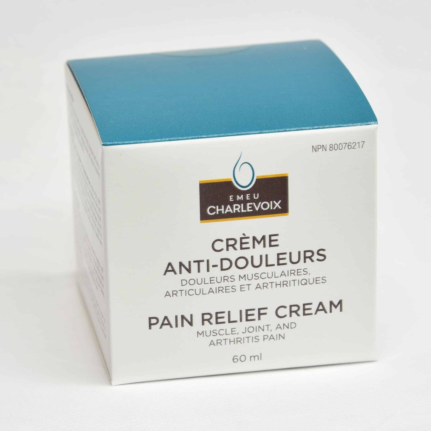 Crème anti-douleurs - musculaires, articulaires et arthritiques - EMEU CHARLEVOIX