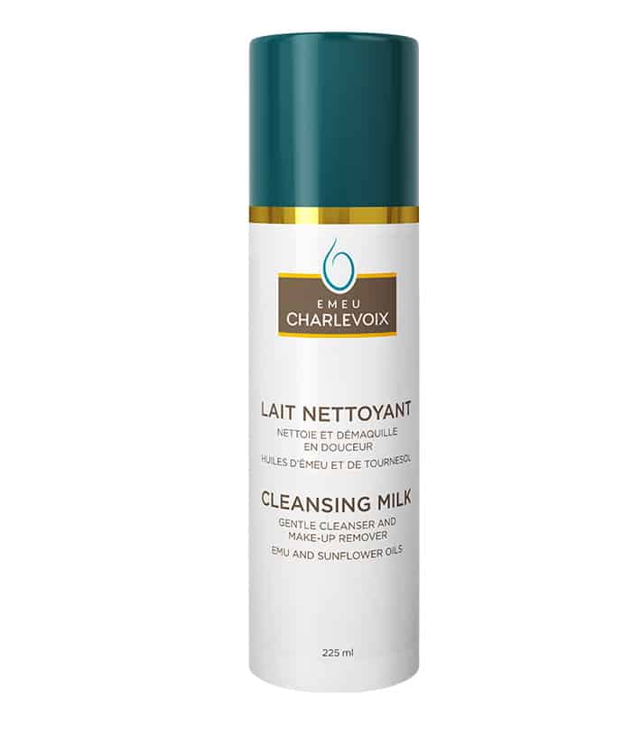 Lait Nettoyant- démaquillant - EMEU CHARLEVOIX
