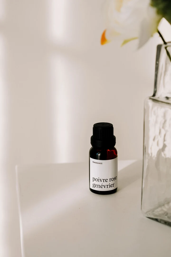 Fragrance pour balle de séchage - Poivre rose genévrier 15 ml - MARÉE CHANDELLES