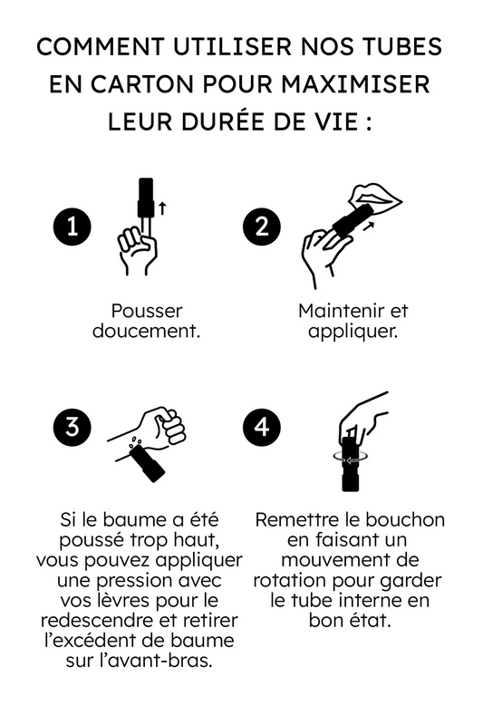 Baume à lèvres naturel – Saveurs fruitées | Collaboration Maemae - 9g - MARÉE CHANDELLES