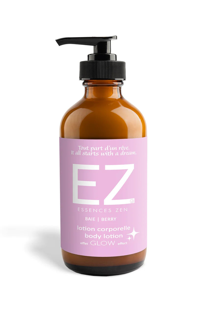 Lotion corporelle Glow aux Baies 240ml (2$ Consigne) - ESSENCES ZEN