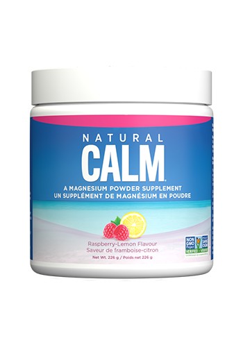 Natural CALM - Supplément de magnésium poudre (Framboise-citron) - 226 g - Purity Life