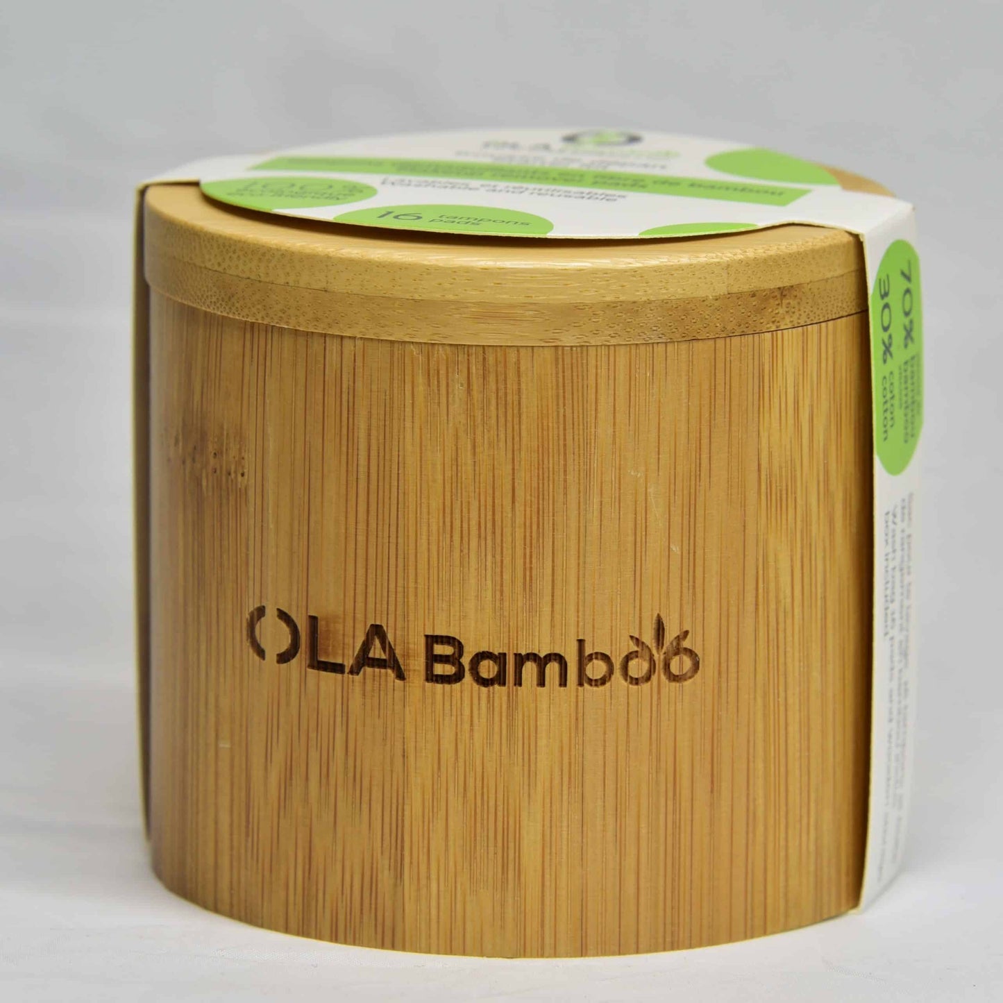 Coffret - 16 tampons démaquillants - OLA BAMBOU