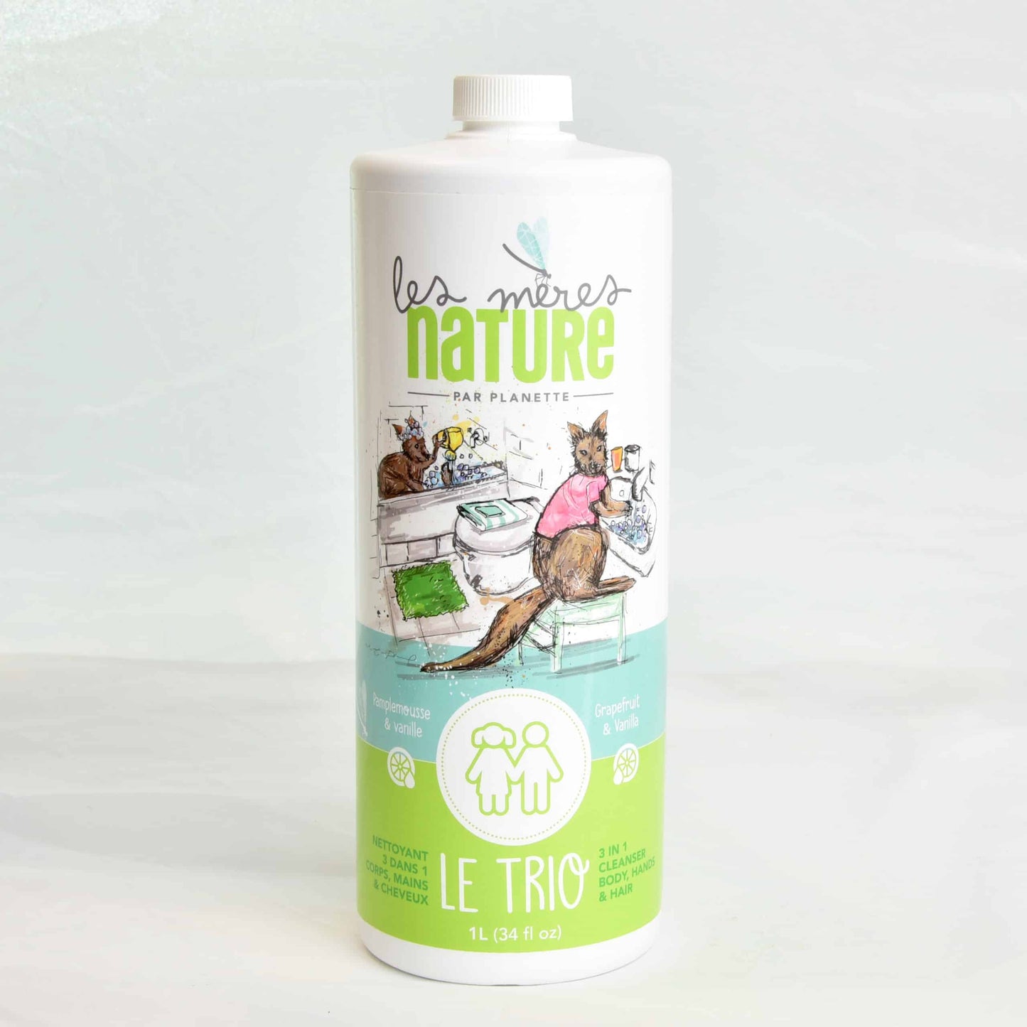 Le Trio Les Mères Nature 3 en 1 Corps, mains et cheveux - PLANETTE