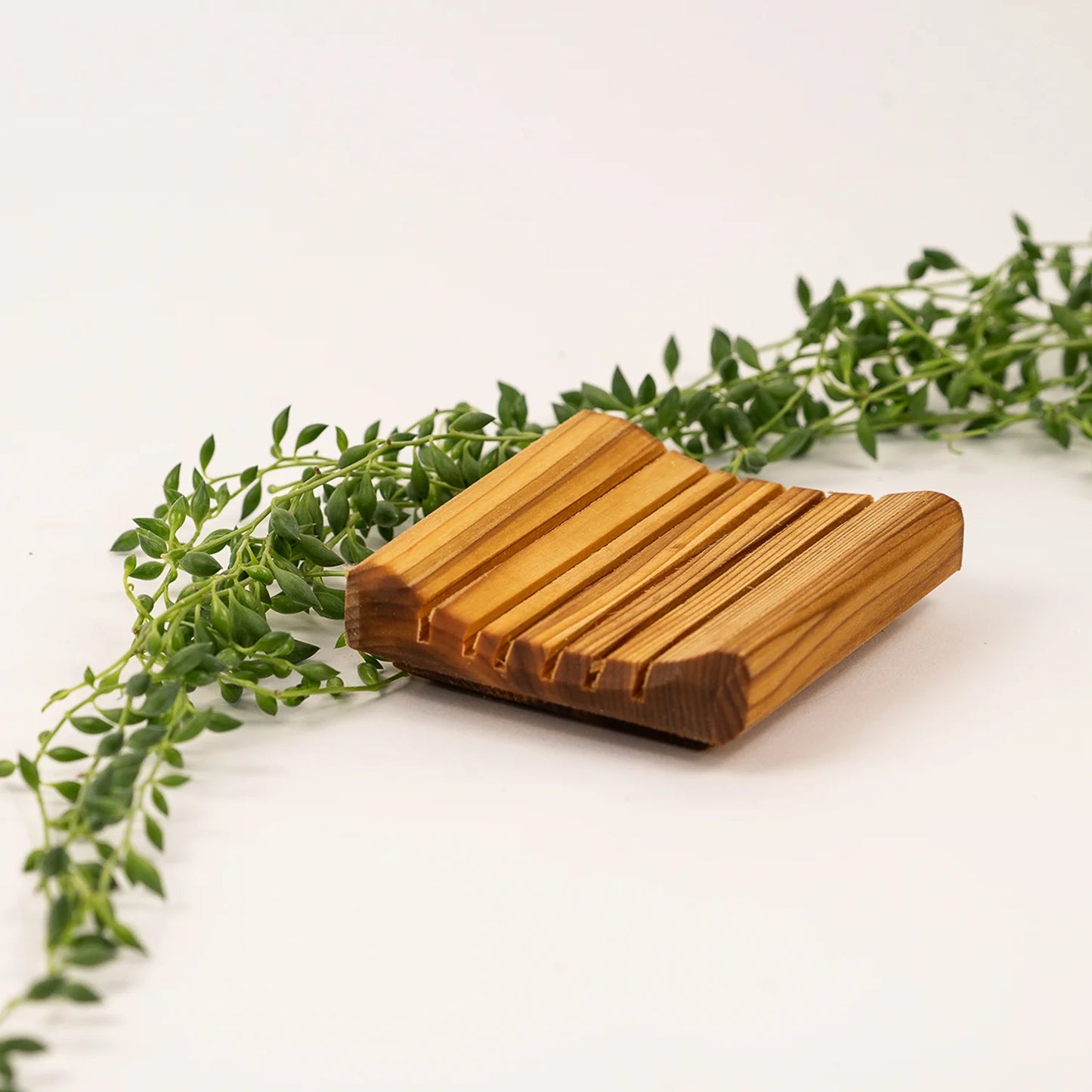 Porte-savon cèdre par Pierre Leloup, ébéniste - SAVONNERIE DES DILIGENCES