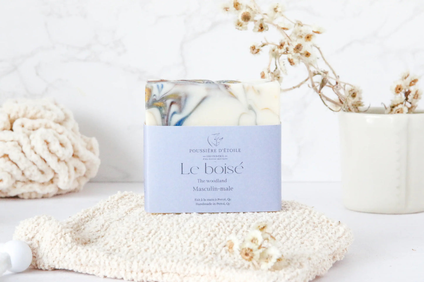 Savon en barre - Le boisé 125 gr - POUSSIÈRE D'ÉTOILE