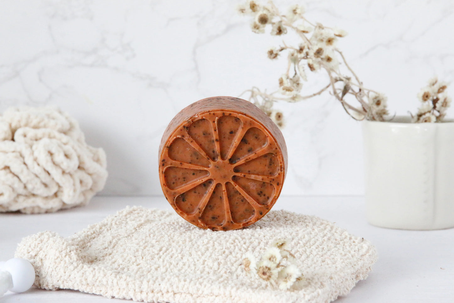 Savon cuisine au café orange amandine fenouil 125gr - POUSSIÈRE D'ÉTOILE