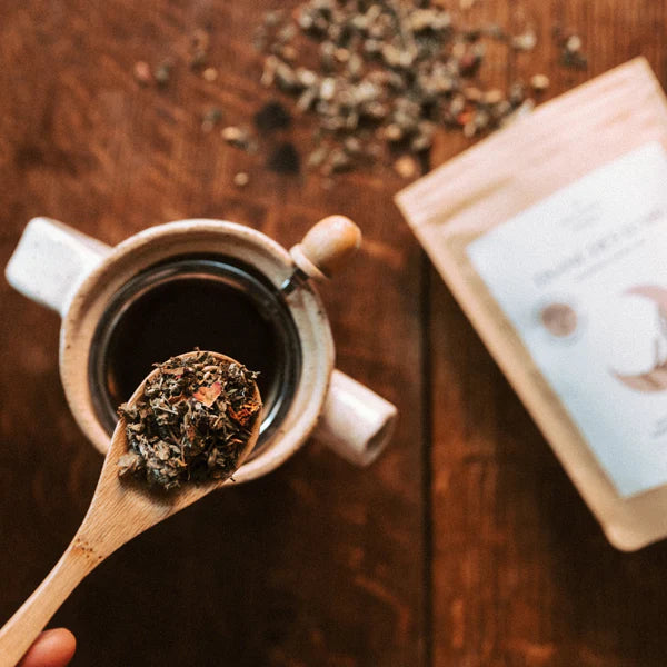 Tisane des lunes Achillée et framboise 26 g - LES MAUVAISES HERBES