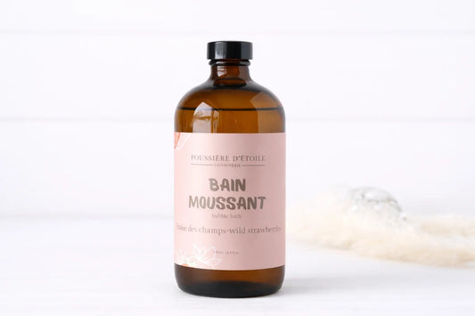 Bain Moussant Fraise des champs - 500ml - POUSSIÈRE D'ÉTOILE