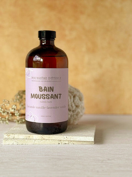 Bain Moussant Lavande & Vanille - 500ml - POUSSIÈRE D'ÉTOILE