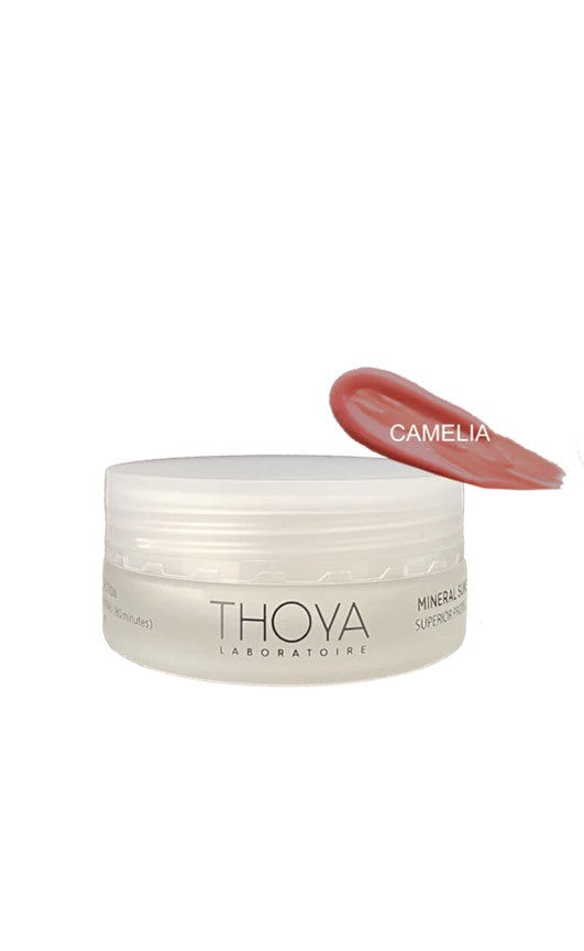 Baume solaire teinté Camélia FPS 40 – Protection minérale naturelle pour le visage