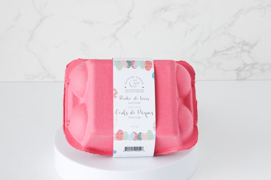 Bombe de bain - Coco de Pâques 6x 53g | Boîte rose - POUSSIÈRE D'ÉTOILE