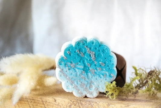 Bombe de bain - Tempête de neige- 140gr - POUSSIÈRE D'ÉTOILE