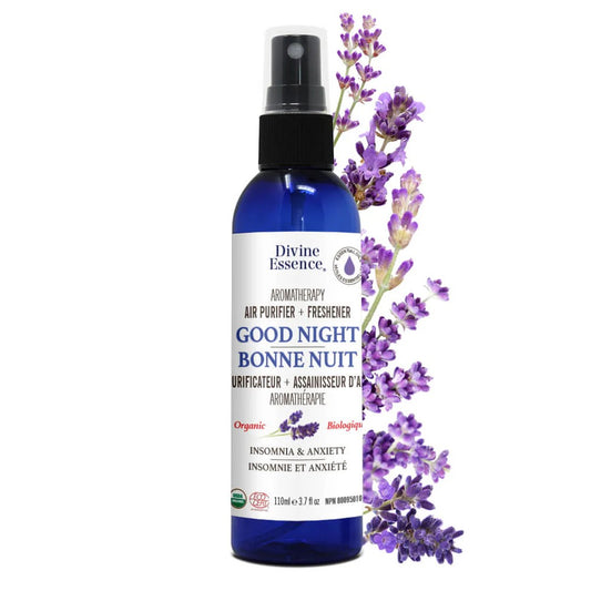 Purificateur + assainisseur d'air (Insomnie+Anxiété) 110 ml - BONNE NUIT - Divine essence