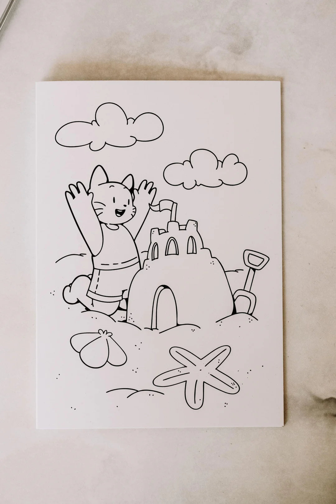 Carte à Colorier - Billy - Marée Chandelle