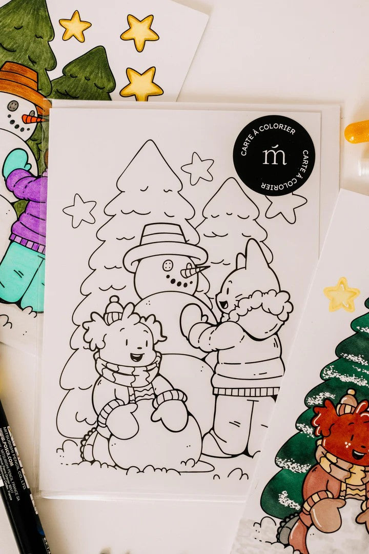 Carte à Colorier - Marée Chandelle