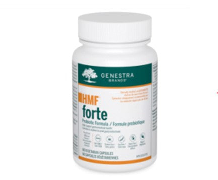 Bouteille de suppléments HMF Forte – Probiotiques naturels pour la santé intestinale des adultes et enfants"