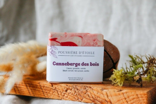 Savon en barre - Canneberge des bois - POUSSIÈRE D'ÉTOILE