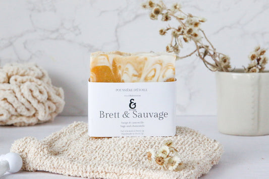 Savon en barre - Brett & Sauvage 125 g - POUSSIÈRE D'ÉTOILE