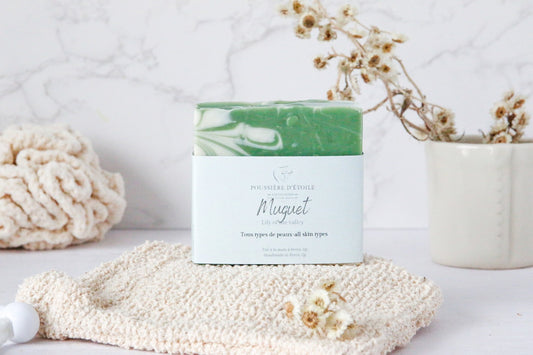 Savon en barre - Muguet - 125gr - POUSSIÈRE D'ÉTOILE
