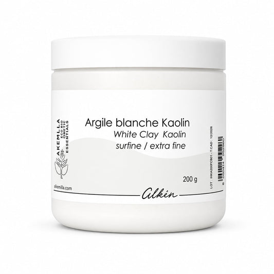 Argile blanche Kaolin, extra fine surfine - ALIKSIR - 200gr