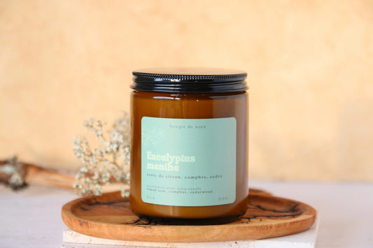 Chandelle Eucalyptus menthe - POUSSIÈRE D'ÉTOILE