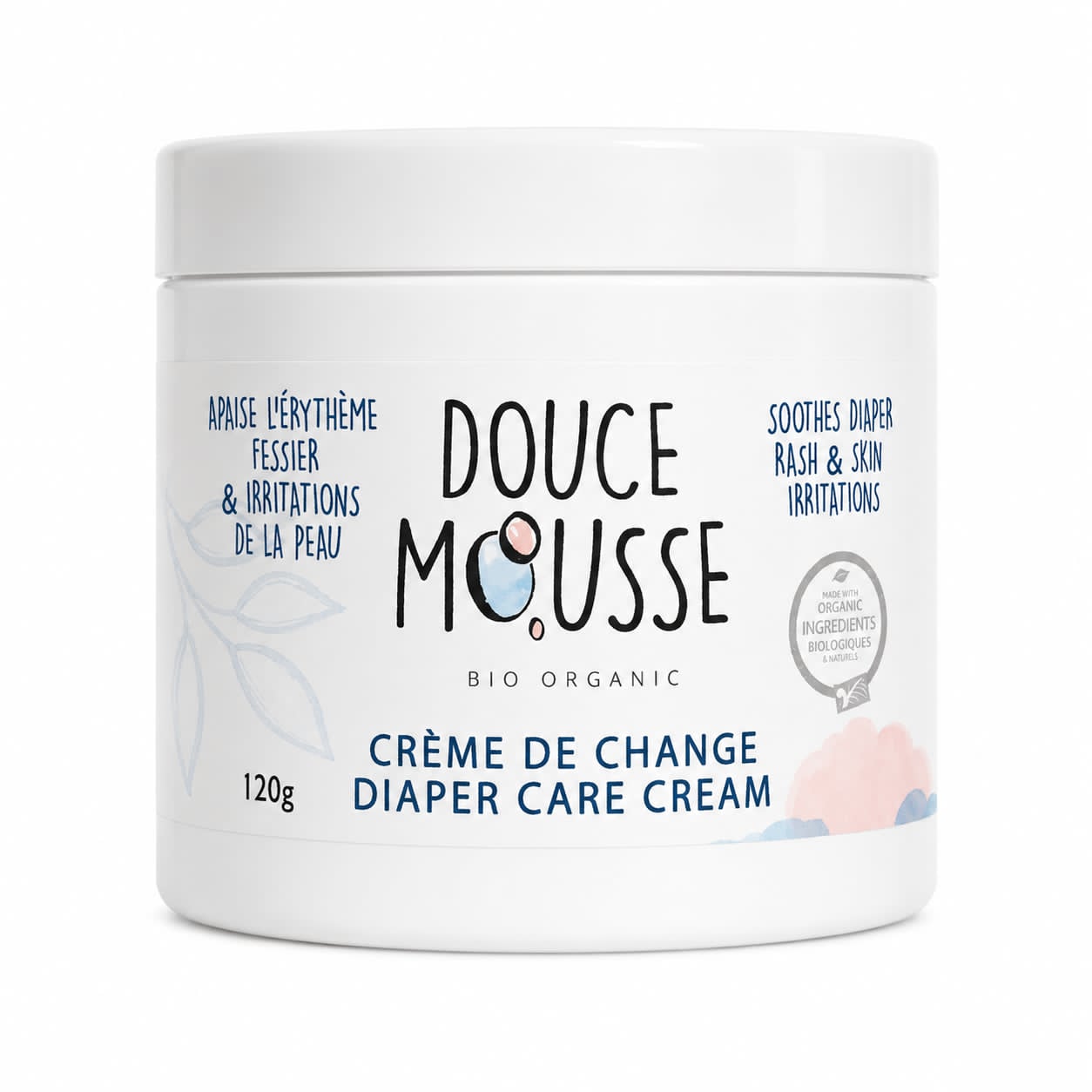 Crème de change pour Érythème fessier - DOUCE MOUSSE