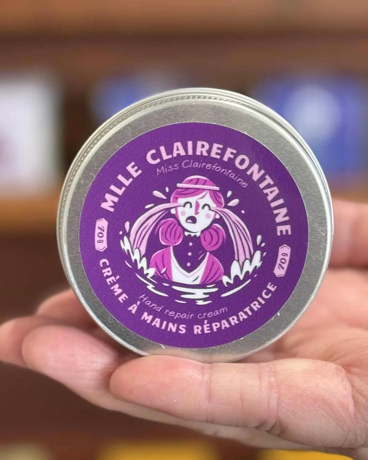 Crème à mains - La Clairefontaine - 70 g - SAVONNERIE DES DILIGENCES