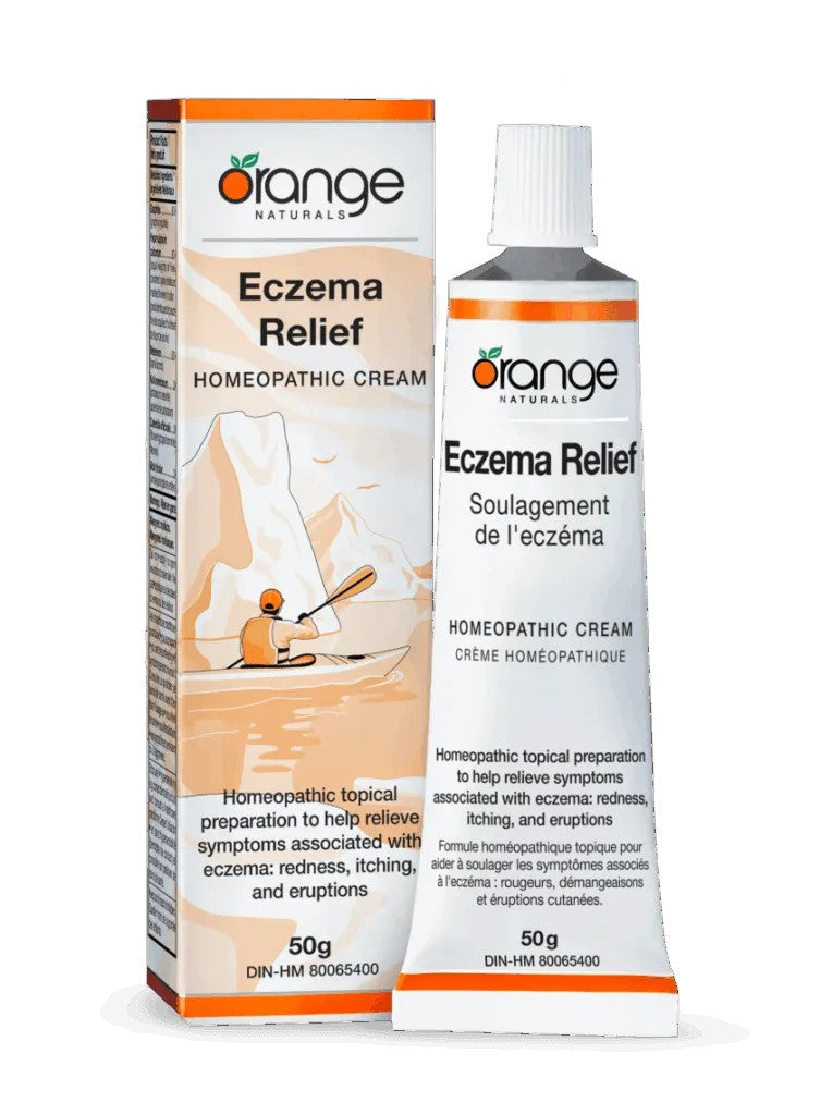 Crème homéopatique  - Soulagement de l'eczéma 50 g - ORANGE NATURALS