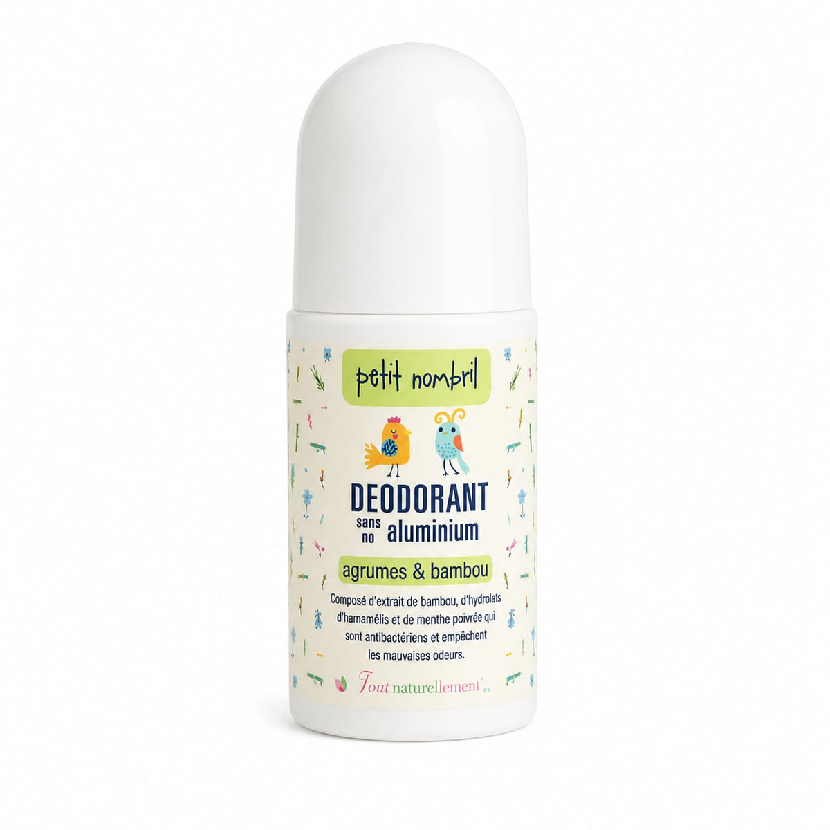 Déodorant femme ou fillette - Petit Nombril 65g - TOUT NATURELLEMENT