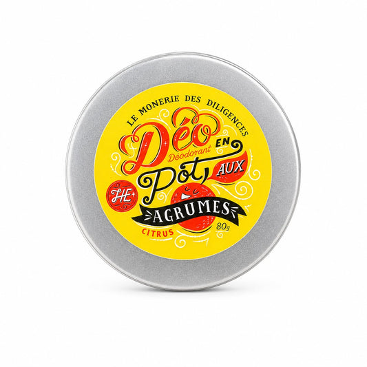 Déodorant en pot - SAVONNERIE DES DILIGENCES - 80gr