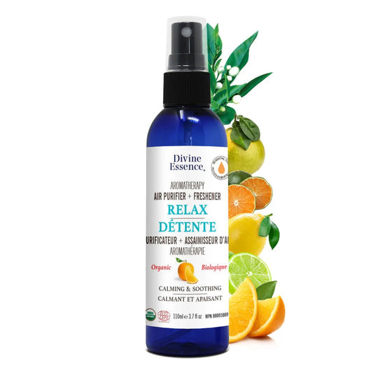 Purificateur + assainisseur d'air (Calmant et apaisant) 110 ml - DÉTENTE - Divine essence